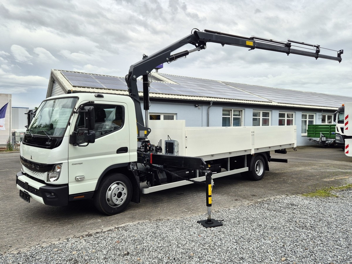FUSO FUSO 9C18 Canter Alu Pritsche 5.5m Kran 3x hydr. - Dostavno vozilo s ravnom platformom: slika 1 FUSO FUSO 9C18 Canter Alu Pritsche 5.5m Kran 3x hydr. - Dostavno vozilo s ravnom platformom: slika 1