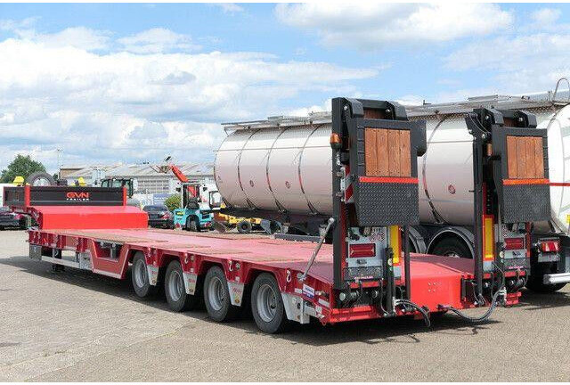 Novu Niska poluprikolica za prevoz GVN 4, Radmulden, Ausziehbar, Hydr. Rampen: slika 7