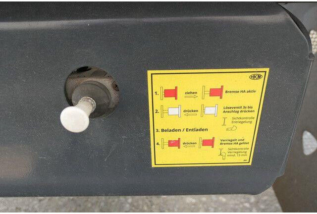 Prikolica za prevoz kontejnera/ Prikolica sa promenjivim sandukom HKM G 18 ZL 5,0, Außenroller 5 bis 7m, Luftfederun: slika 11