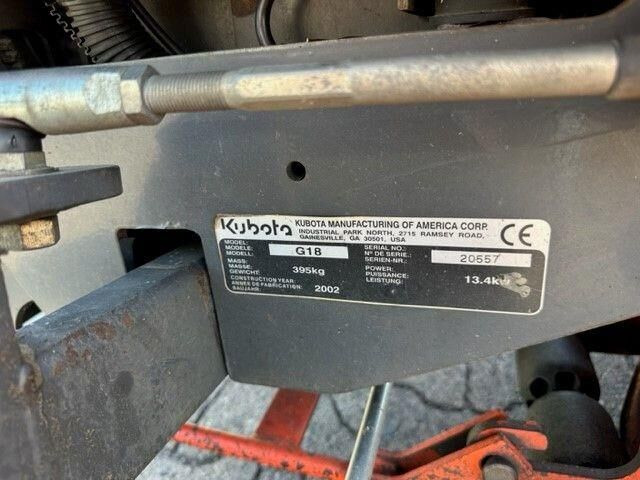 Baštenska kosačica Kubota G 18: slika 10