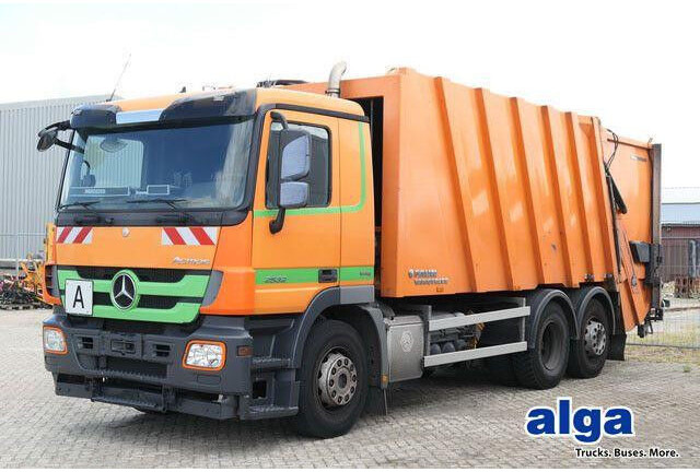 Mercedes-Benz 2532 L Actros 6x2, Faun, Zöller, 24m³, MP3, AC - Kamion za smeće: slika 1 Mercedes-Benz 2532 L Actros 6x2, Faun, Zöller, 24m³, MP3, AC - Kamion za smeće: slika 1