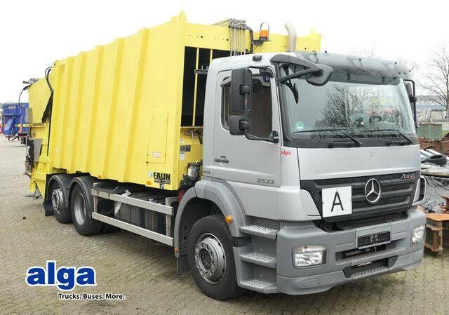 Mercedes-Benz 2533 L Axor 6x2,Faun,Variopress,Zöller-Schüttung - Kamion za smeće: slika 1 Mercedes-Benz 2533 L Axor 6x2,Faun,Variopress,Zöller-Schüttung - Kamion za smeće: slika 1