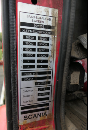 Camion porte container Scania P93ML4X2Z1 (1995-844.006 km) - Kamion sa hidrauličnom kukom: slika 5 Camion porte container Scania P93ML4X2Z1 (1995-844.006 km) - Kamion sa hidrauličnom kukom: slika 5