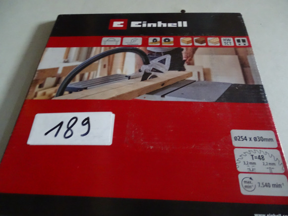Lame de scie Widia pour bois EINHELL TCT circ saw blade 254x30 T48 - Instrument/ Oprema: slika 4 Lame de scie Widia pour bois EINHELL TCT circ saw blade 254x30 T48 - Instrument/ Oprema: slika 4