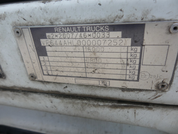 Kamion za smeće REF:8403 - Camion poubelle Renault Midlum (2013-160.268 km)(VIN:VF644AHL000007252): slika 20