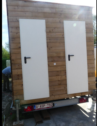 Remorque avec tiny house Syma STA02 - Građevinski kontejner, Prikolica: slika 1 Remorque avec tiny house Syma STA02 - Građevinski kontejner, Prikolica: slika 1