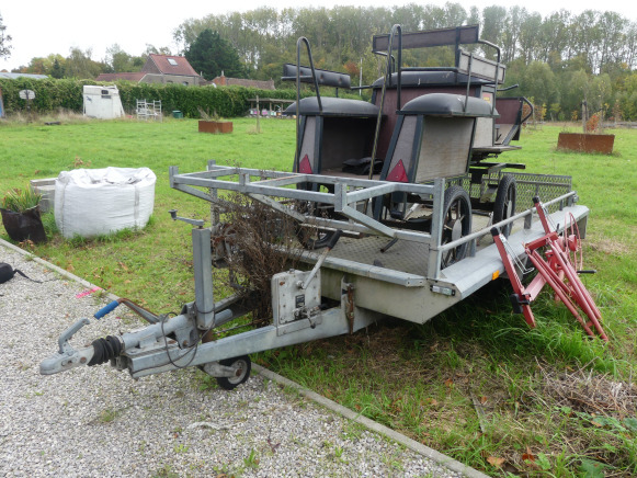 Remorque porte engin basculante Happert H2700 - Prikolica za prevoz radnih mašina: slika 2 Remorque porte engin basculante Happert H2700 - Prikolica za prevoz radnih mašina: slika 2
