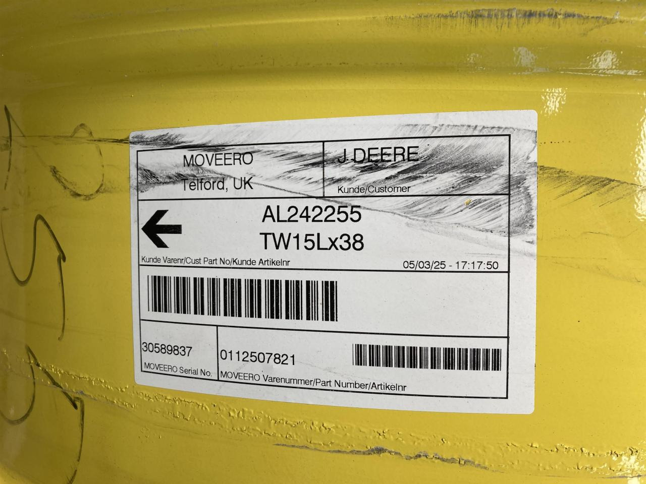 John Deere 15x38 - Guma za Poljoprivredna mašina: slika 3 John Deere 15x38 - Guma za Poljoprivredna mašina: slika 3