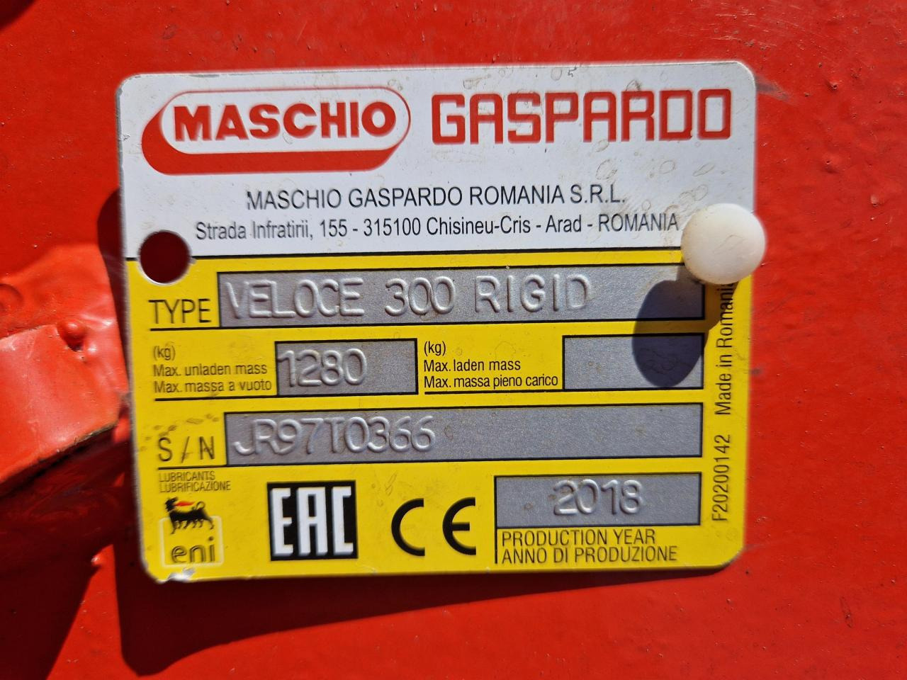 Tanjirača Maschio Veloce 300 Rigid: slika 9
