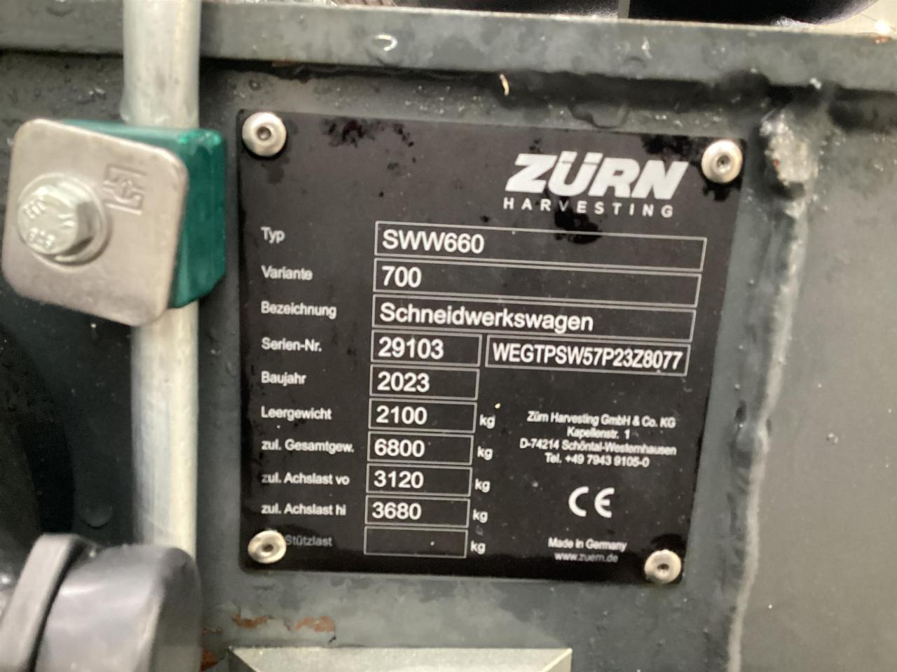 Dodatak za stočnu hranu Zürn Profi Cut 700: slika 17