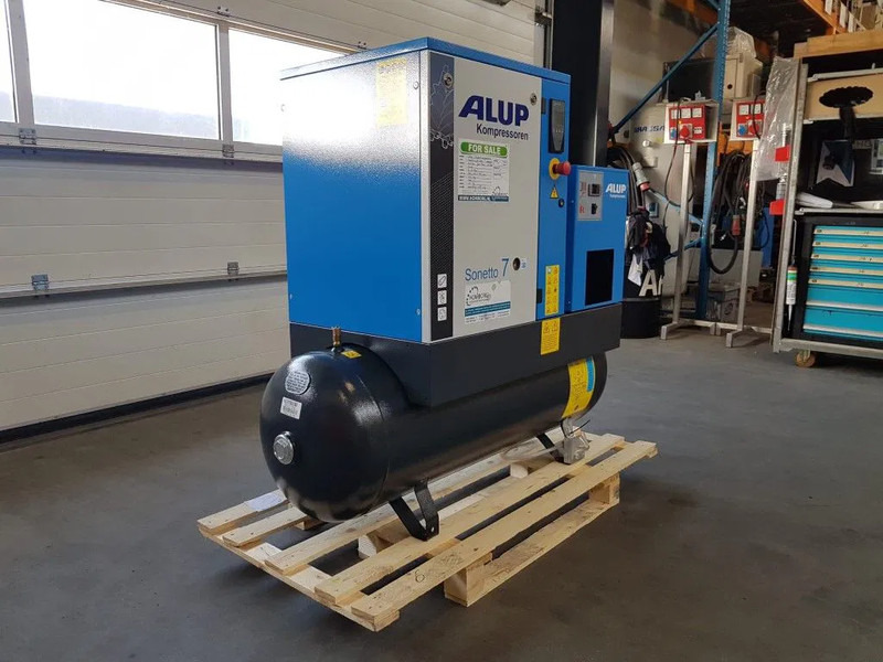Alup Sonetto 7.5 + 200 Elektrische Schroefcompressor met ketel en droger 5.5 kW 750 L / min 10 Bar - Kompresor za vazduh: slika 2 Alup Sonetto 7.5 + 200 Elektrische Schroefcompressor met ketel en droger 5.5 kW 750 L / min 10 Bar - Kompresor za vazduh: slika 2