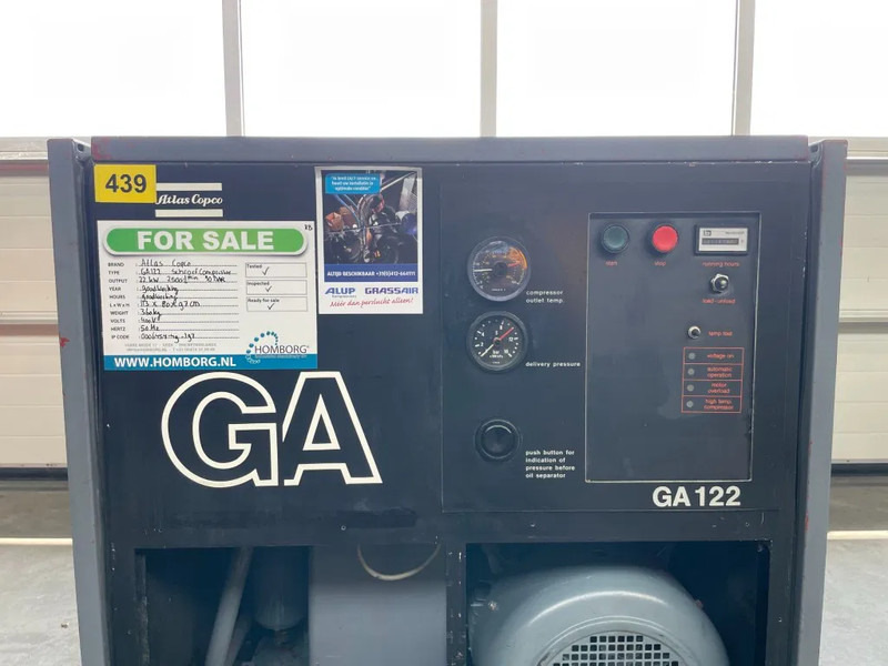 Atlas-Copco GA122 - Kompresor za vazduh: slika 4 Atlas-Copco GA122 - Kompresor za vazduh: slika 4