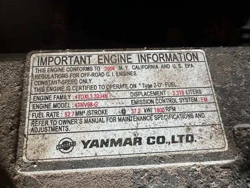 Set generatora Atlas-Copco QAS 38 Yanmar Mecc Alte Spa 40 kVA Silent generatorset: slika 12