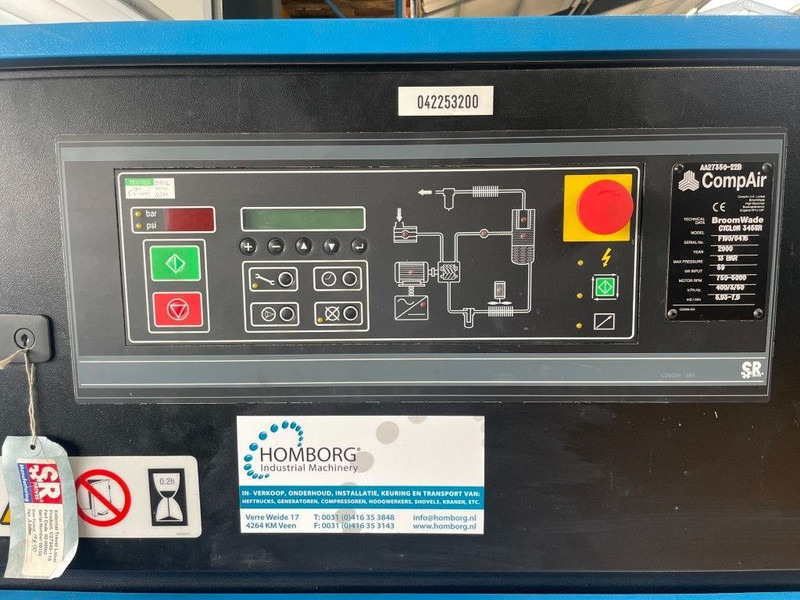 Compair Cyclon 345 SR, 58 kW Hz-geregeld, 7900 L/min. 13 Bar schroefcompressor - Kompresor za vazduh: slika 4 Compair Cyclon 345 SR, 58 kW Hz-geregeld, 7900 L/min. 13 Bar schroefcompressor - Kompresor za vazduh: slika 4