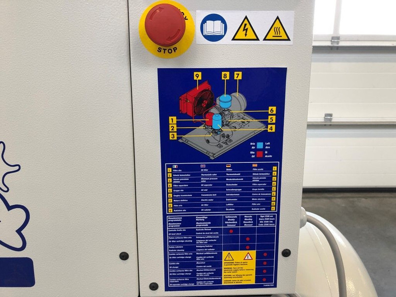 Novu Kompresor za vazduh Fiac New Silver 7.5 / 300 Silent 5.5 kW 720 L / min  10 Bar Elektrische schroefcompressor met ketel: slika 11