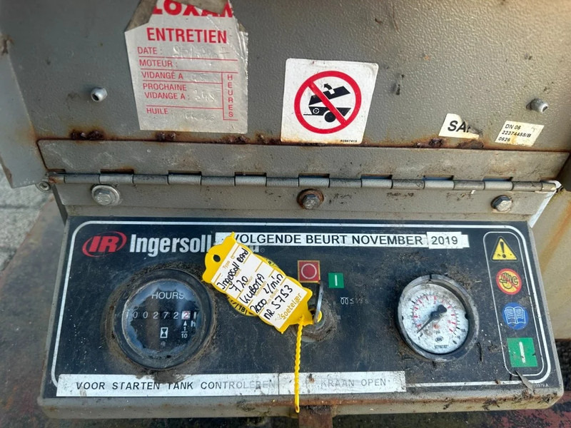 Kompresor za vazduh Ingersoll Rand 720 R1051SF Kubota D1005 Diesel Compressor 2000 L / min 17.5 kW 8.6 Bar: slika 10 Kompresor za vazduh Ingersoll Rand 720 R1051SF Kubota D1005 Diesel Compressor 2000 L / min 17.5 kW 8.6 Bar: slika 10