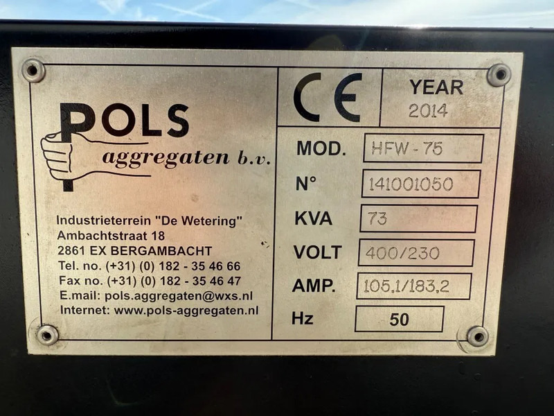 Iveco FPT Himoinsa Mecc Alte Spa 75 kVA generatorset - Set generatora: slika 4 Iveco FPT Himoinsa Mecc Alte Spa 75 kVA generatorset - Set generatora: slika 4