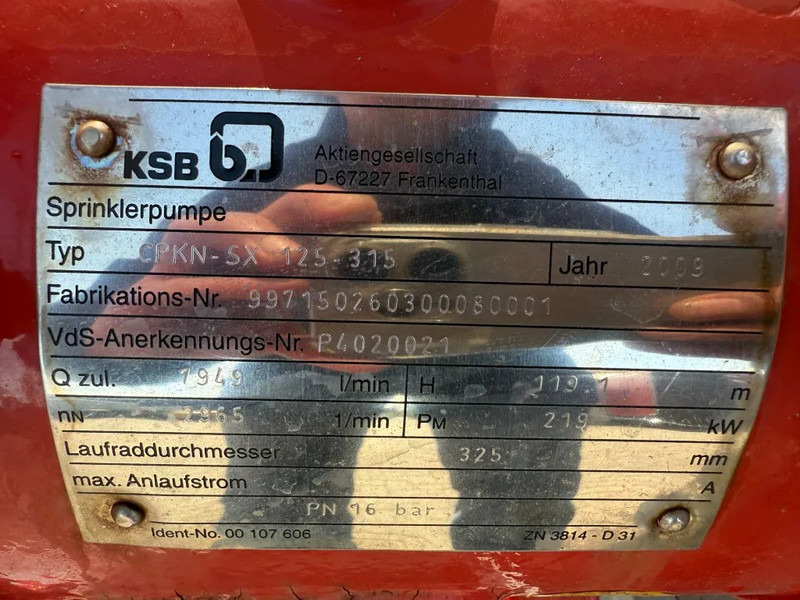 Iveco FPT NEF 67 KSB Diesel Waterpomp 476 m3 / h 12 Bar Opknapper - Pumpa za vodu: slika 5 Iveco FPT NEF 67 KSB Diesel Waterpomp 476 m3 / h 12 Bar Opknapper - Pumpa za vodu: slika 5
