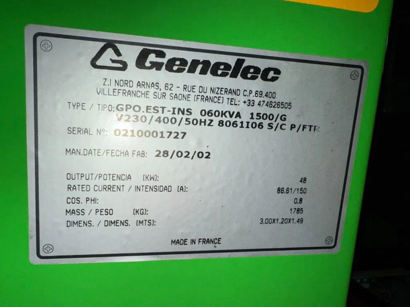 Iveco Genelec Mecc Alte Spa 60 kVA Silent Noodstroom generatorset met ATS Auto Netovername - Set generatora: slika 3 Iveco Genelec Mecc Alte Spa 60 kVA Silent Noodstroom generatorset met ATS Auto Netovername - Set generatora: slika 3