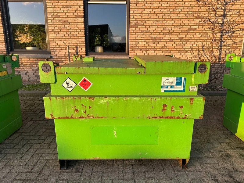 Kiwa IBC Steenbergen 750 liter Dieseltank met Handpomp Milieutank - Rezervoar za skladištenje: slika 1 Kiwa IBC Steenbergen 750 liter Dieseltank met Handpomp Milieutank - Rezervoar za skladištenje: slika 1