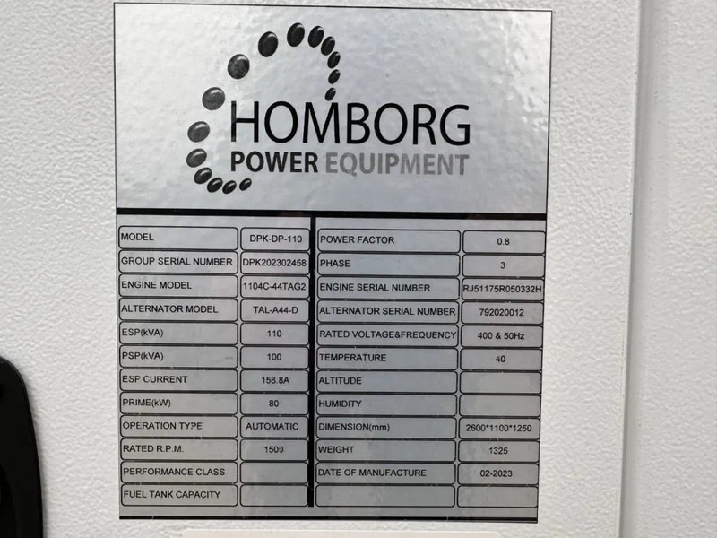 Perkins 1104C-44TAG2 Leroy Somer 110 kVA Silent generatorset LOADSHARING / SYNCHRONISING TO GRID - Set generatora: slika 5 Perkins 1104C-44TAG2 Leroy Somer 110 kVA Silent generatorset LOADSHARING / SYNCHRONISING TO GRID - Set generatora: slika 5