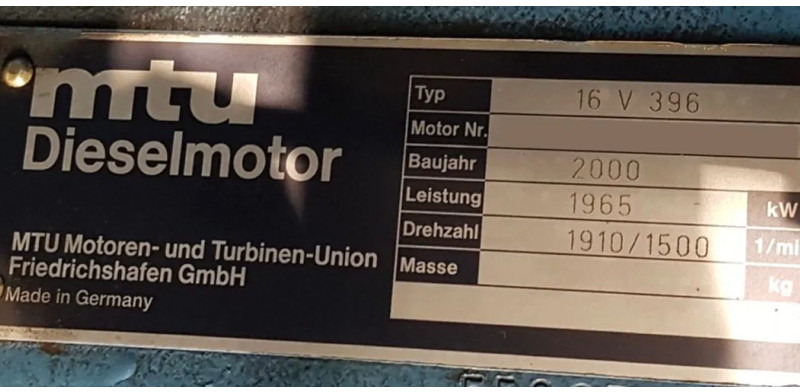Set generatora SDMO MS2000 MTU Leroy Somer 2000 kVA generatorset: slika 8 Set generatora SDMO MS2000 MTU Leroy Somer 2000 kVA generatorset: slika 8