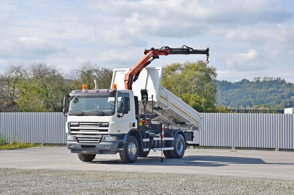 DAF CF 75.310 Kipper 4,30 m + KRAN * TOPZUSTAND DAF CF 75.310 Kipper 4,30 m + KRAN * TOPZUSTAND - Istovarivač, Kamion sa dizalicom: slika 2 DAF CF 75.310 Kipper 4,30 m + KRAN * TOPZUSTAND DAF CF 75.310 Kipper 4,30 m + KRAN * TOPZUSTAND - Istovarivač, Kamion sa dizalicom: slika 2