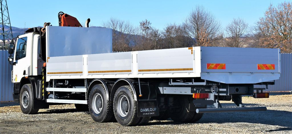 Kamion sa dizalicom, Kamion sa tovarnim sandukom DAF CF 75.360 Pritsche 7,95 m + KRAN / FUNK * 6x4: slika 7