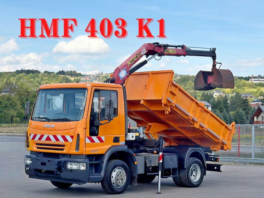 Iveco EUROCARGO 120E18 * HMF 403 K1 * TOPZUSTAND - Dostavno vozilo kiper: slika 1 Iveco EUROCARGO 120E18 * HMF 403 K1 * TOPZUSTAND - Dostavno vozilo kiper: slika 1