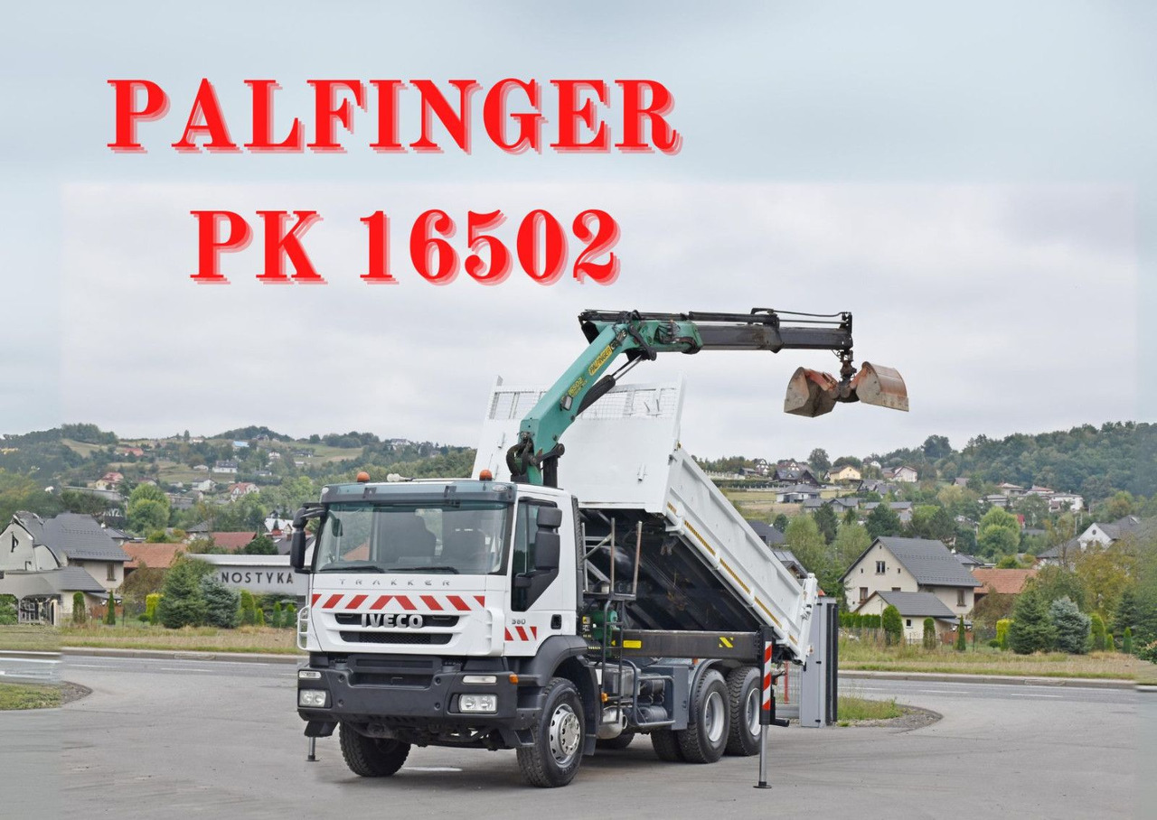 Iveco TRAKKER 360 * Kipper 5,20m* PK 16502 / FUNK*6x4 - Kamion sa dizalicom: slika 1 Iveco TRAKKER 360 * Kipper 5,20m* PK 16502 / FUNK*6x4 - Kamion sa dizalicom: slika 1