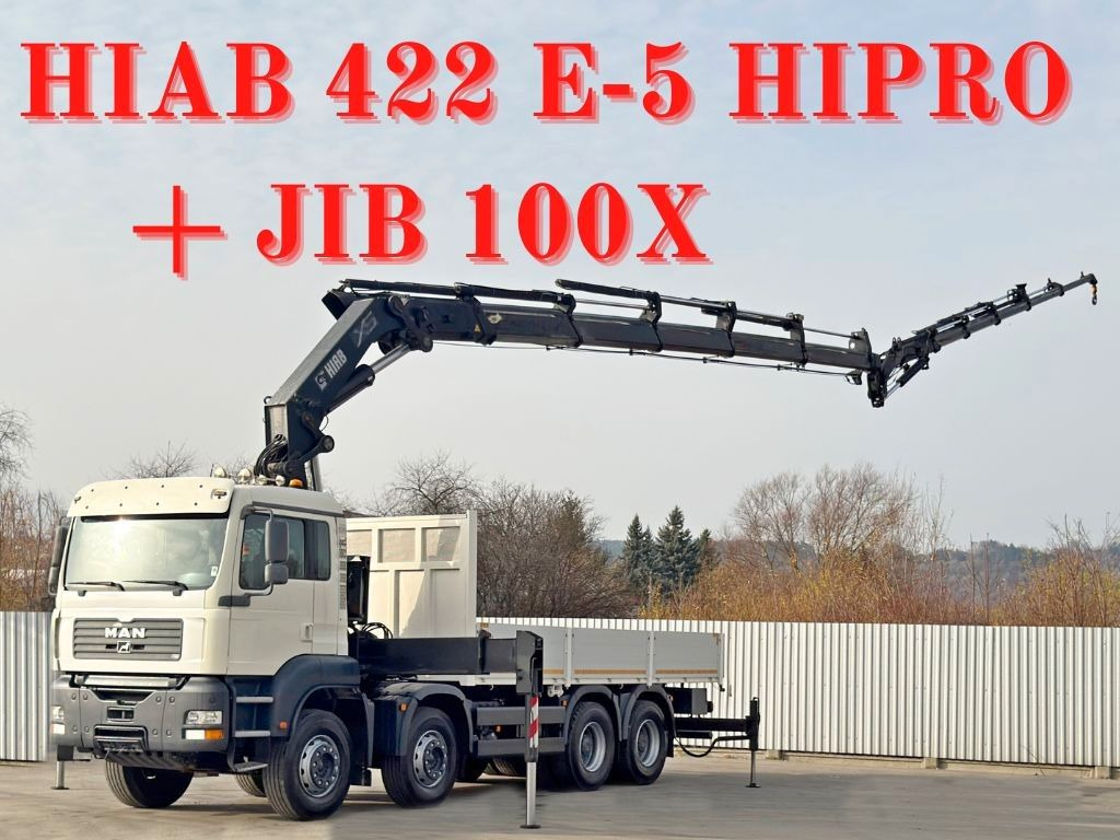 MAN TGA 35.430 * HIAB 422 E - 5 HIPRO + JIB 100X - Kamion sa dizalicom: slika 1 MAN TGA 35.430 * HIAB 422 E - 5 HIPRO + JIB 100X - Kamion sa dizalicom: slika 1