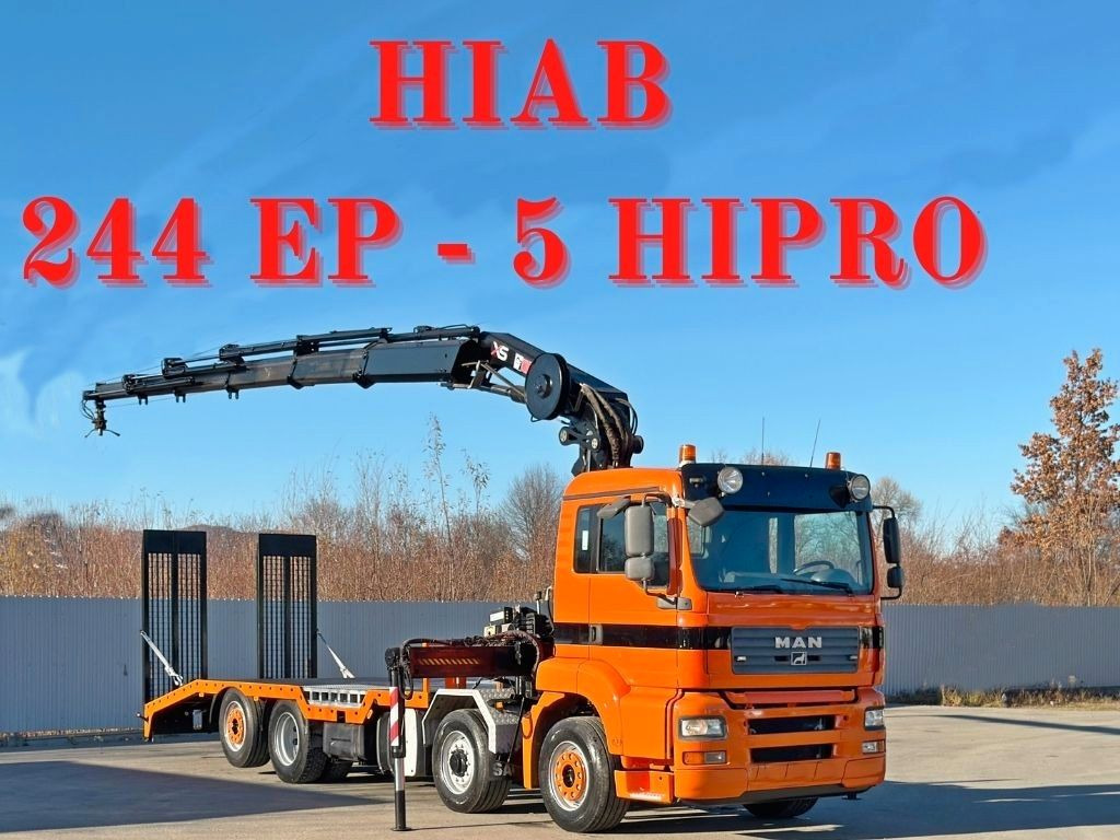 MAN TGA 35.480 / HIAB 244 EP - 5 HIPRO - Šlep vozilo: slika 1 MAN TGA 35.480 / HIAB 244 EP - 5 HIPRO - Šlep vozilo: slika 1