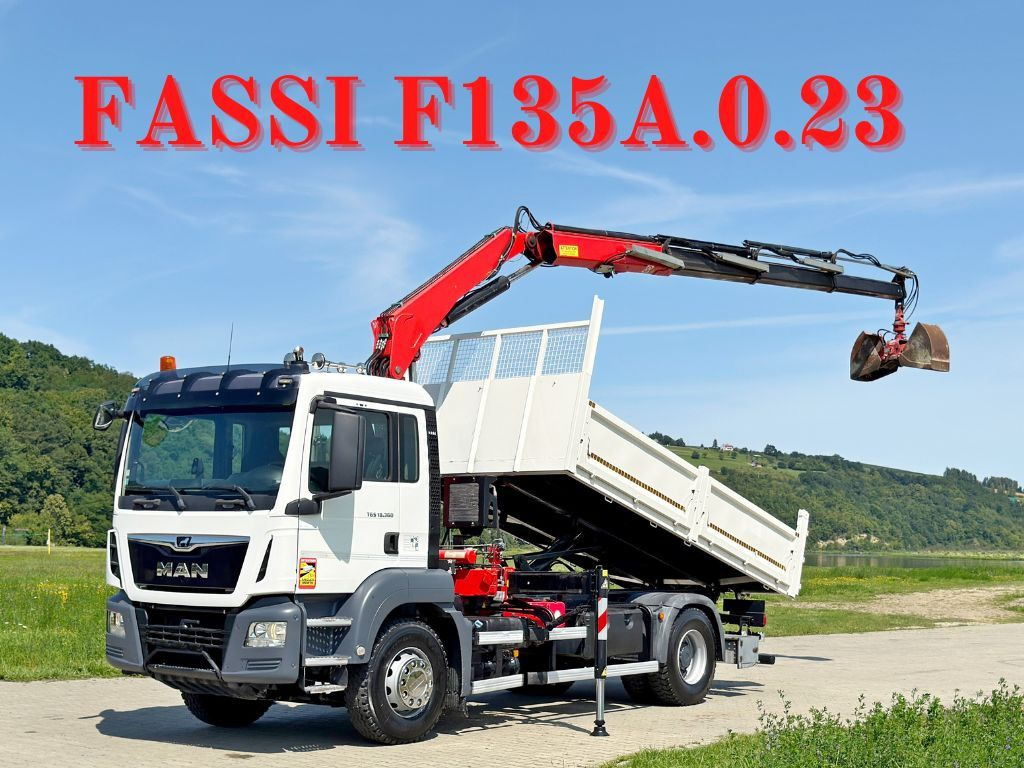 MAN TGS 18.360 * FASSI F135A.0.23 + FUNK * TOP - Istovarivač, Kamion sa dizalicom: slika 1 MAN TGS 18.360 * FASSI F135A.0.23 + FUNK * TOP - Istovarivač, Kamion sa dizalicom: slika 1
