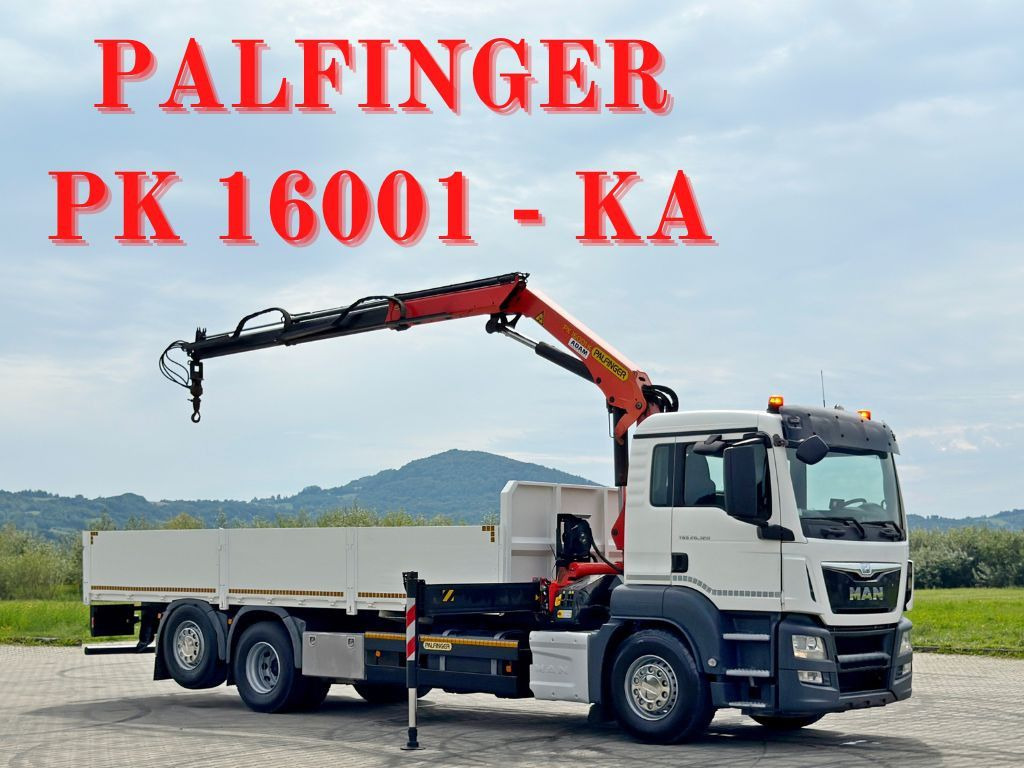MAN TGS 26.320*PRITSCHE 7,20 / PK 16001-KA + FUNK - Kamion sa dizalicom: slika 1 MAN TGS 26.320*PRITSCHE 7,20 / PK 16001-KA + FUNK - Kamion sa dizalicom: slika 1