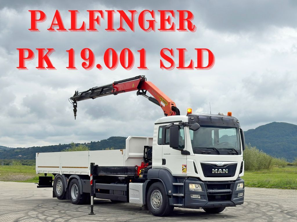 MAN TGS 26.320*PRITSCHE 7,50m /PK 19.001 SLD + FUNK - Kamion sa dizalicom: slika 1 MAN TGS 26.320*PRITSCHE 7,50m /PK 19.001 SLD + FUNK - Kamion sa dizalicom: slika 1