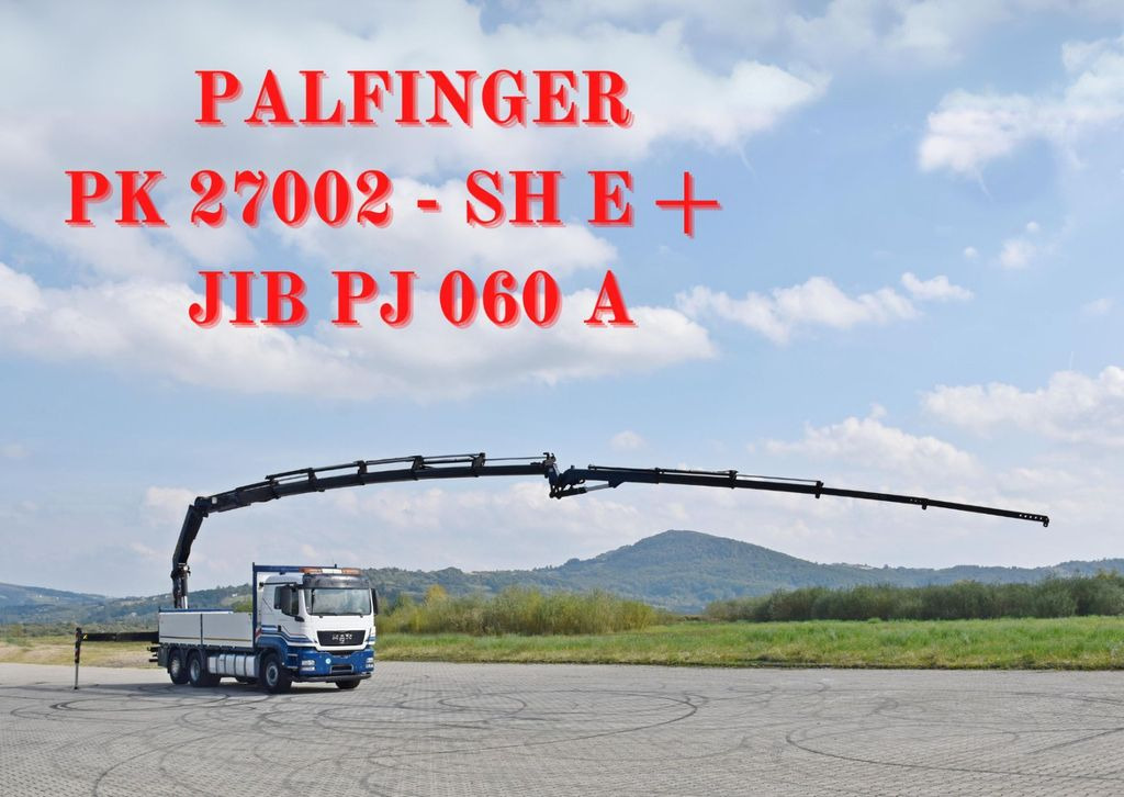MAN TGS 26.440 *PK 27002 - SH E + JIB PJ060A + FUNK - Kamion sa dizalicom, Kamion sa tovarnim sandukom: slika 1 MAN TGS 26.440 *PK 27002 - SH E + JIB PJ060A + FUNK - Kamion sa dizalicom, Kamion sa tovarnim sandukom: slika 1