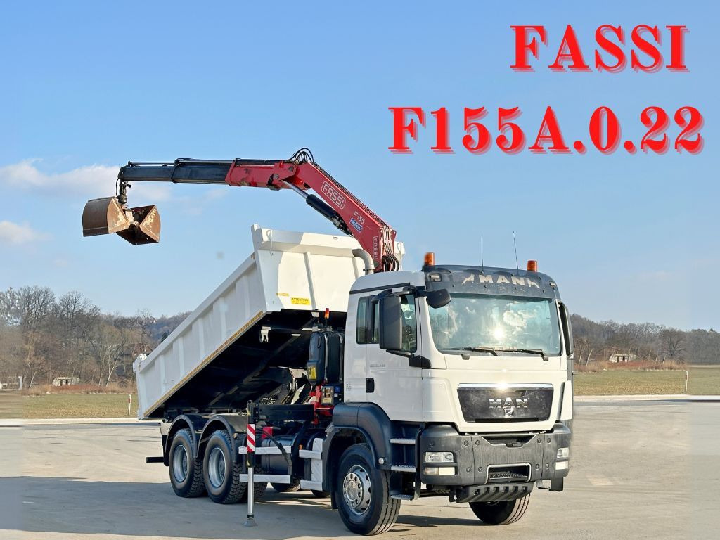 MAN TGS 33.440 * FASSI F155A.0.22/ FUNK *6x4 - Kamion sa dizalicom, Istovarivač: slika 1 MAN TGS 33.440 * FASSI F155A.0.22/ FUNK *6x4 - Kamion sa dizalicom, Istovarivač: slika 1