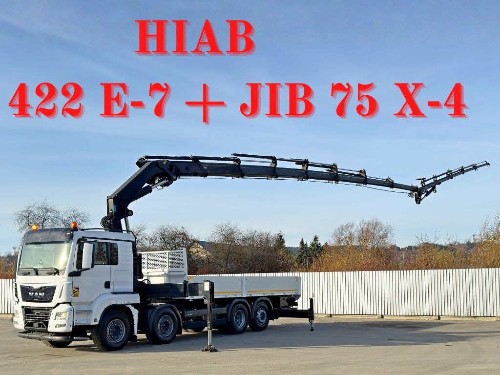 MAN TGS 35.440* HIAB 422 E-7 + JIB 75 X-4 + FUNK - Kamion sa dizalicom: slika 1 MAN TGS 35.440* HIAB 422 E-7 + JIB 75 X-4 + FUNK - Kamion sa dizalicom: slika 1