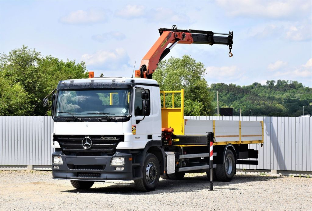 Mercedes-Benz ACTROS 1832 PRITSCHE 6,70m * PK 15500*TOPZUSTAND Mercedes-Benz ACTROS 1832 PRITSCHE 6,70m * PK 15500*TOPZUSTAND - Kamion sa dizalicom: slika 2 Mercedes-Benz ACTROS 1832 PRITSCHE 6,70m * PK 15500*TOPZUSTAND Mercedes-Benz ACTROS 1832 PRITSCHE 6,70m * PK 15500*TOPZUSTAND - Kamion sa dizalicom: slika 2