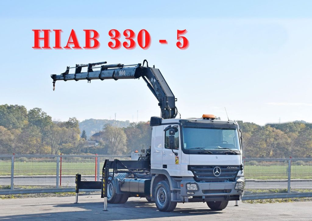 Mercedes-Benz ACTROS 1844 * Sattelzugmaschine *HIAB 330-5/FUNK Mercedes-Benz ACTROS 1844 * Sattelzugmaschine *HIAB 330-5/FUNK - Kamion sa dizalicom, Tegljač: slika 1 Mercedes-Benz ACTROS 1844 * Sattelzugmaschine *HIAB 330-5/FUNK Mercedes-Benz ACTROS 1844 * Sattelzugmaschine *HIAB 330-5/FUNK - Kamion sa dizalicom, Tegljač: slika 1