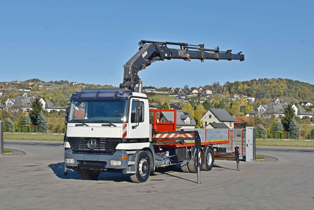 Mercedes-Benz ACTROS 2635 Pritsche 6,40m + HIAB 400 E-5 + FUNK Mercedes-Benz ACTROS 2635 Pritsche 6,40m + HIAB 400 E-5 + FUNK - Kamion sa dizalicom: slika 2 Mercedes-Benz ACTROS 2635 Pritsche 6,40m + HIAB 400 E-5 + FUNK Mercedes-Benz ACTROS 2635 Pritsche 6,40m + HIAB 400 E-5 + FUNK - Kamion sa dizalicom: slika 2