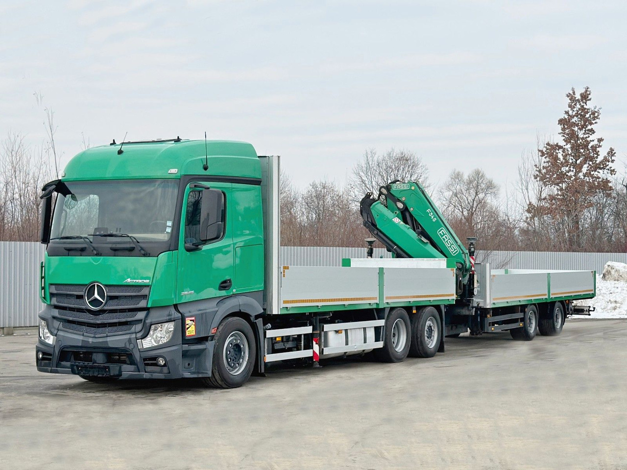 Mercedes-Benz ACTROS 2645 * FASSI F345.24 + FUNK + Anhänger - Kamion sa dizalicom: slika 4 Mercedes-Benz ACTROS 2645 * FASSI F345.24 + FUNK + Anhänger - Kamion sa dizalicom: slika 4