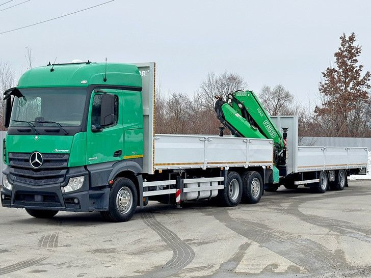 Mercedes-Benz ACTROS 2645 * FASSI F345.24 XE + FUNK + Anhänger - Kamion sa dizalicom: slika 4 Mercedes-Benz ACTROS 2645 * FASSI F345.24 XE + FUNK + Anhänger - Kamion sa dizalicom: slika 4
