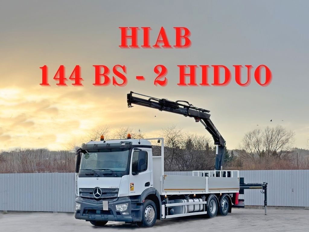 Mercedes-Benz ANTOS 2543* HIAB 144 BS - 2 HIDUO /FUNK - Kamion sa dizalicom: slika 1 Mercedes-Benz ANTOS 2543* HIAB 144 BS - 2 HIDUO /FUNK - Kamion sa dizalicom: slika 1