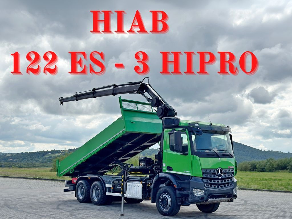 Mercedes-Benz AROCS 2636 * HIAB 122 ES - 3 HIPRO * 6x4 - Istovarivač, Kamion sa dizalicom: slika 1 Mercedes-Benz AROCS 2636 * HIAB 122 ES - 3 HIPRO * 6x4 - Istovarivač, Kamion sa dizalicom: slika 1