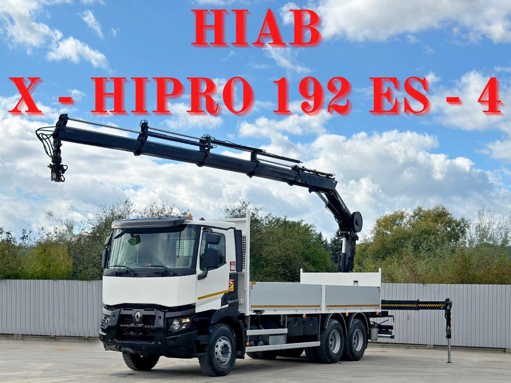Renault C 430 *HIAB X - HIPRO 192 ES -4 + FUNK* 6x4 - Kamion sa dizalicom: slika 1 Renault C 430 *HIAB X - HIPRO 192 ES -4 + FUNK* 6x4 - Kamion sa dizalicom: slika 1