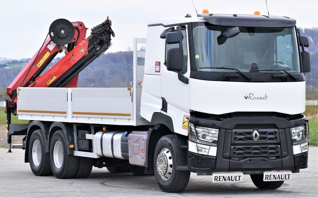 Renault C 460 * HMF 1510 K6 + FUNK * 6x4 - Kamion sa dizalicom, Kamion sa tovarnim sandukom: slika 4 Renault C 460 * HMF 1510 K6 + FUNK * 6x4 - Kamion sa dizalicom, Kamion sa tovarnim sandukom: slika 4