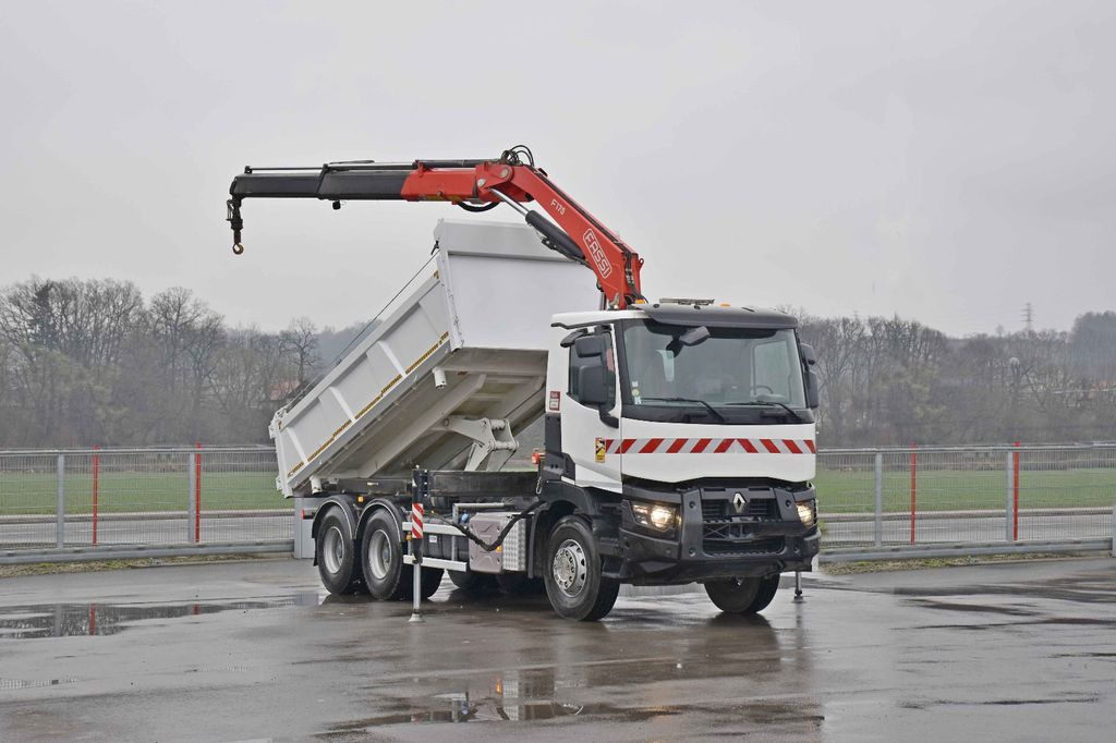 Renault C380 *KIPPER 5,10 m* FASSI F175A.0.22+FUNK /6x4 - Istovarivač, Kamion sa dizalicom: slika 2 Renault C380 *KIPPER 5,10 m* FASSI F175A.0.22+FUNK /6x4 - Istovarivač, Kamion sa dizalicom: slika 2