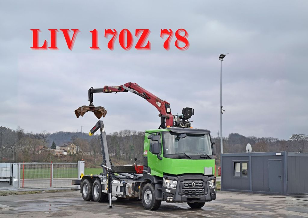 Renault C430* ABROLLKIPPER *LIV 170Z 78 * 6x4 - Kamion sa hidrauličnom kukom, Kamion sa dizalicom: slika 1 Renault C430* ABROLLKIPPER *LIV 170Z 78 * 6x4 - Kamion sa hidrauličnom kukom, Kamion sa dizalicom: slika 1