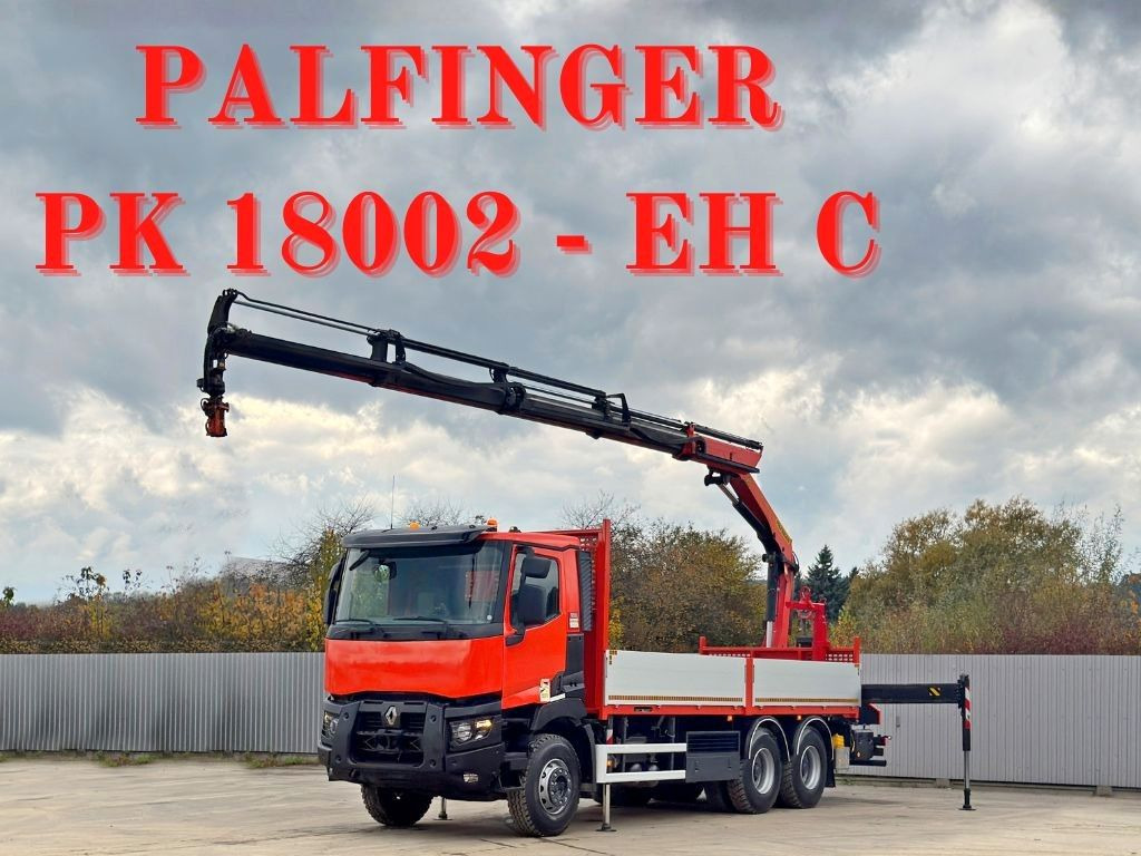 Renault C430 * PALFINGER PK 18002 - EHC + FUNK/ 6x4 - Kamion sa dizalicom: slika 1 Renault C430 * PALFINGER PK 18002 - EHC + FUNK/ 6x4 - Kamion sa dizalicom: slika 1